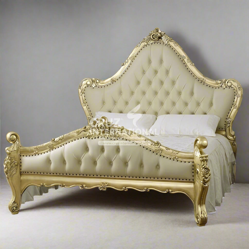 Maharaja Carving Salvatore Bed CRUZ INTERNATIONAL